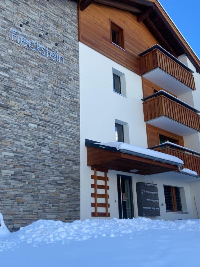 Haus Fleckstein Zermatt Wohnung Karibu Esterno foto