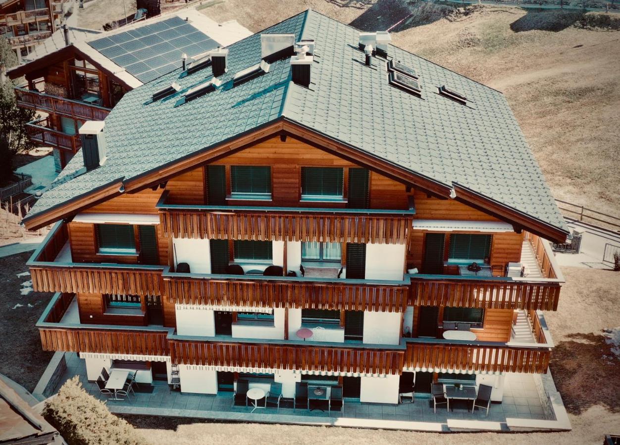 Haus Fleckstein Zermatt Wohnung Karibu Esterno foto