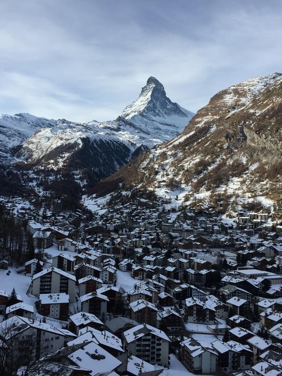 Haus Fleckstein Zermatt Wohnung Karibu Camera foto