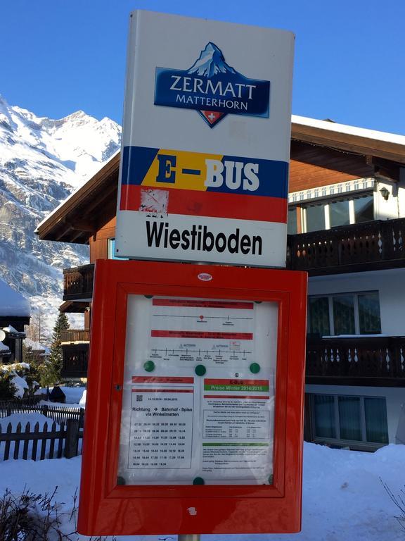 Haus Fleckstein Zermatt Wohnung Karibu Esterno foto