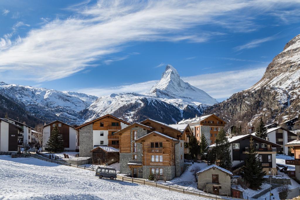 Haus Fleckstein Zermatt Wohnung Karibu Esterno foto