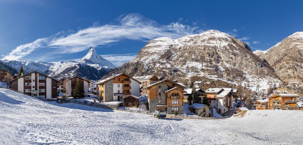 Haus Fleckstein Zermatt Wohnung Karibu Esterno foto