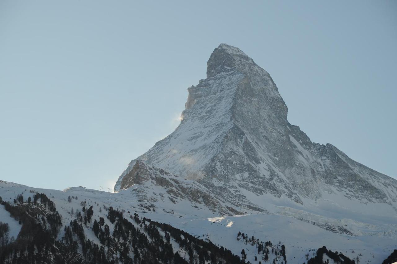 Haus Fleckstein Zermatt Wohnung Karibu Esterno foto