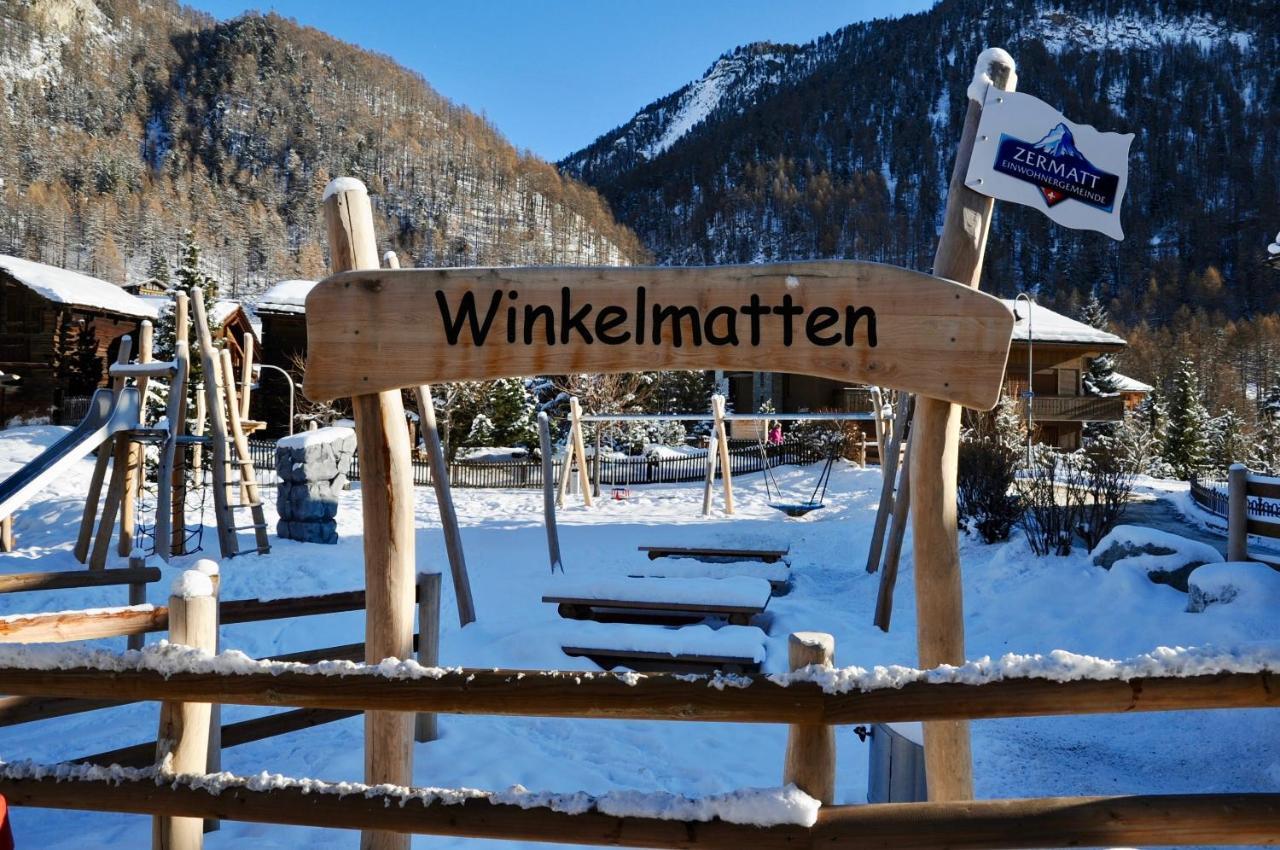 Haus Fleckstein Zermatt Wohnung Karibu Esterno foto