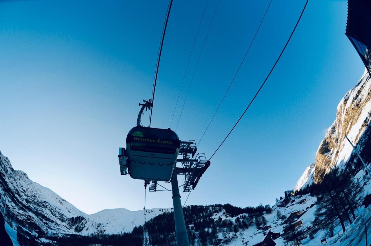 Haus Fleckstein Zermatt Wohnung Karibu Esterno foto